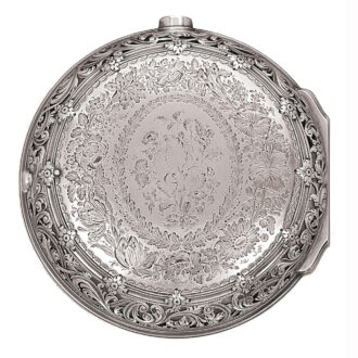 English silver hour striking coach watch with alarm Circa 1780