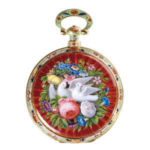 Swiss gold watch made for the Chinese market Circa 1830