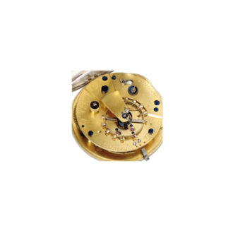 English silver pocket chronometer with power reserve Circa 1859