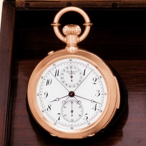 Danish minute repeating split seconds chronograph Circa 1900