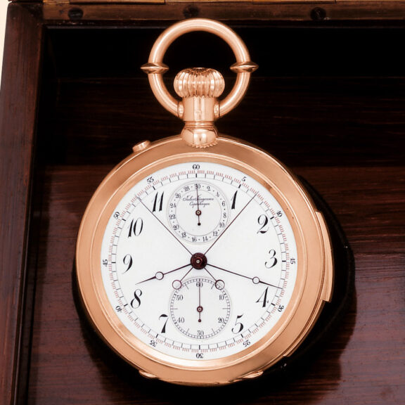 Danish minute repeating split seconds chronograph Circa 1900