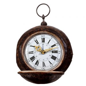 French silver striking and repeating coach clock Circa 1750