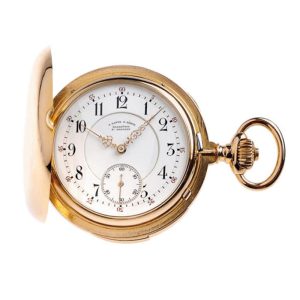 German gold hunting case minute repeating watch Circa 1896