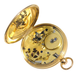 French gold quarter repeating duplex watch Circa 1813