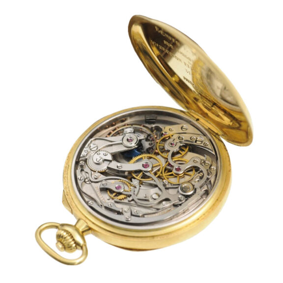 Rare Swiss gold open faced pocket watch Circa 1912 Rare Swiss gold open faced pocket watch Circa 1912