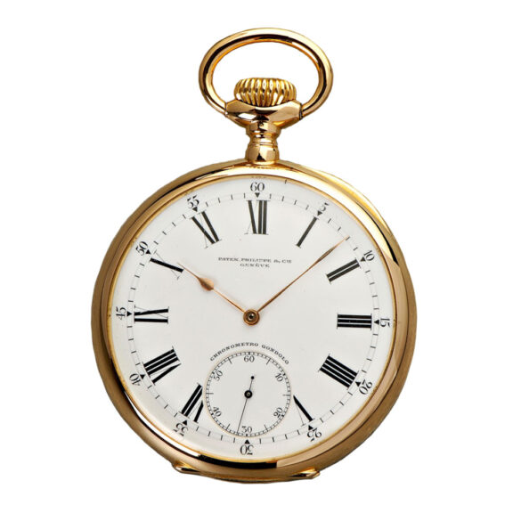 Classical Swiss gold watch, Chronometro Gondolo Circa 1908