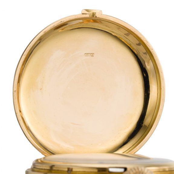 American hunting cased keyless lever pocket chronometer Circa 1880 American hunting cased keyless lever pocket chronometer Circa 1880