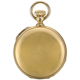 American hunting cased keyless lever pocket chronometer Circa 1880