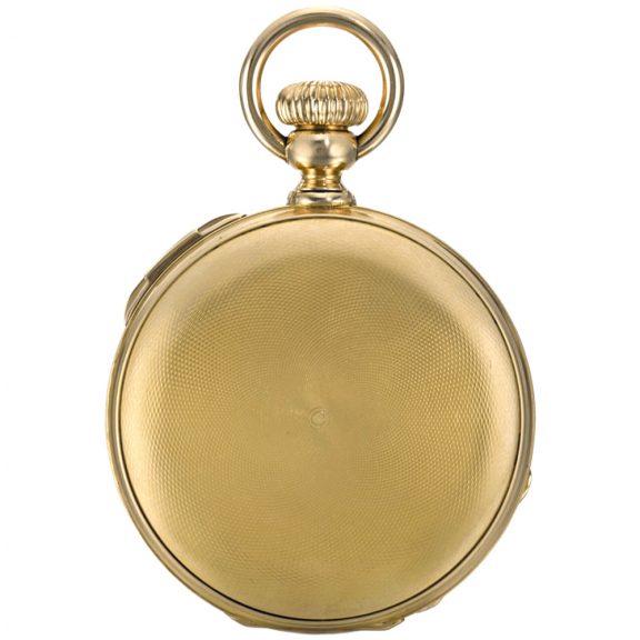 American hunting cased keyless lever pocket chronometer Circa 1880 American hunting cased keyless lever pocket chronometer Circa 1880