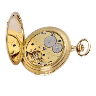 German gold quarter repeating watch with date Circa 1923 German gold quarter repeating watch with date Circa 1923