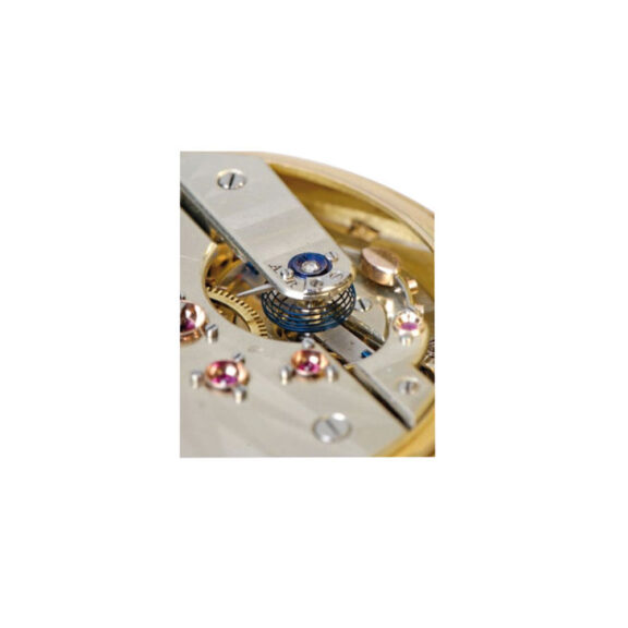 Swiss gold hunting cased watch with pivoted detent escapement Circa 1884 Swiss gold hunting cased watch with pivoted detent escapement Circa 1884
