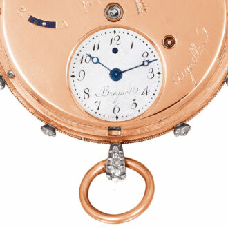 French gold, enamel, diamond set à tact cylinder Circa 1803