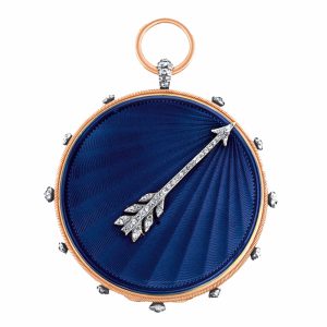 French gold, enamel, diamond set à tact cylinder Circa 1803
