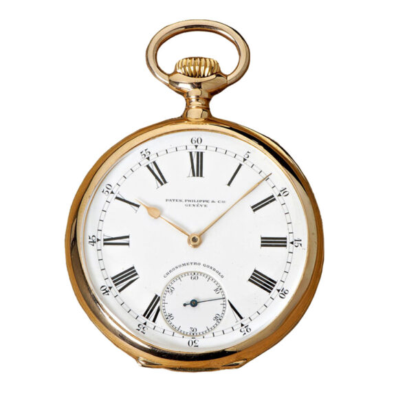 Swiss gold open faced, Chronometro Gondolo Circa 1913