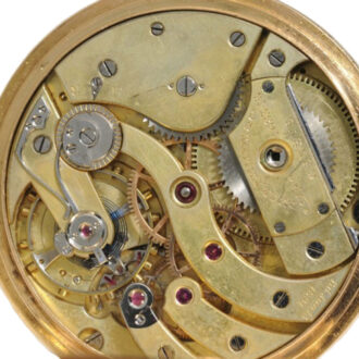 Swiss gold open faced, Chronometro Gondolo Circa 1913