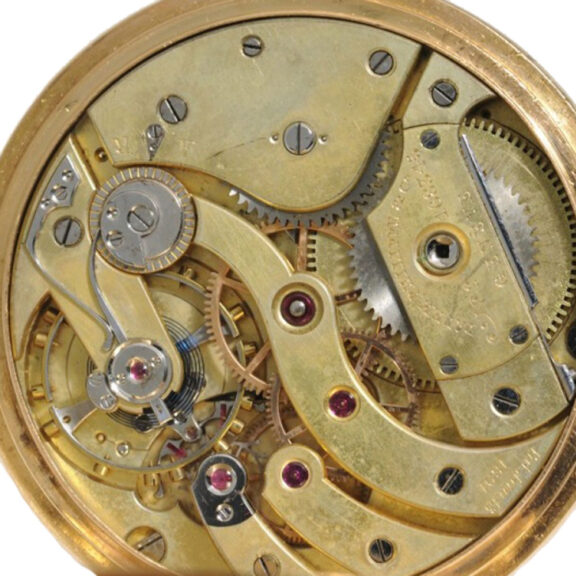 Swiss gold open faced, Chronometro Gondolo Circa 1913 Swiss gold open faced, Chronometro Gondolo Circa 1913