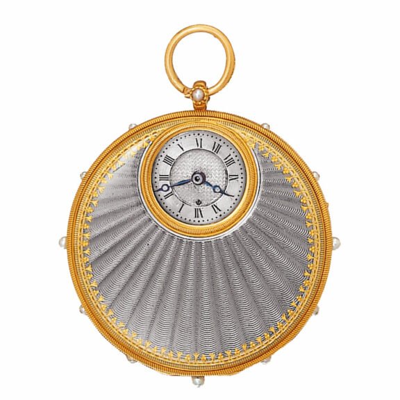 French gold "Montre Médaillon à Tact" watch Circa 1809