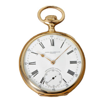 Swiss gold "Chronometro Gondolo" pocket watch Circa 1908