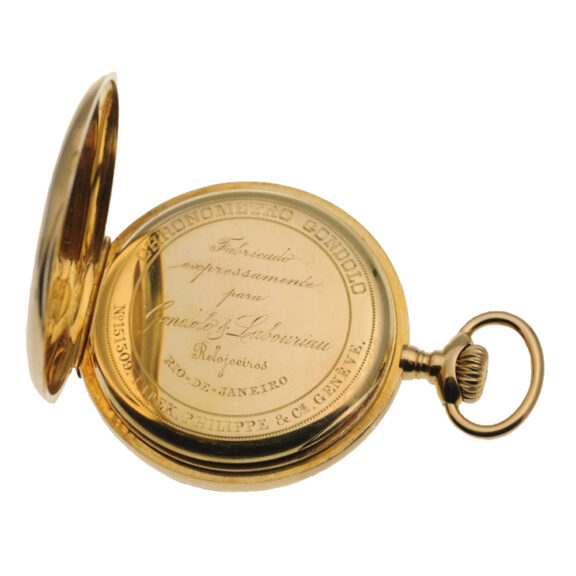 Swiss gold "Chronometro Gondolo" pocket watch Circa 1908 Swiss gold "Chronometro Gondolo" pocket watch Circa 1908