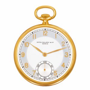 Swiss yellow gold open faced keyless dress watch Circa 1937