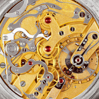 Swiss silver split seconds chronograph watch Circa 1930