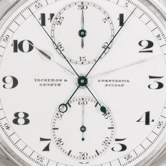 Swiss silver split seconds chronograph watch Circa 1930 Swiss silver split seconds chronograph watch Circa 1930