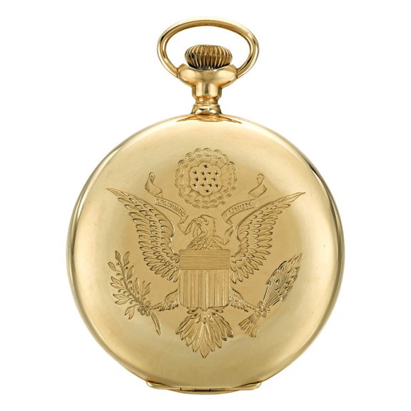 American hunting cased keyless presentation watch Circa 1907