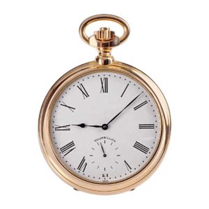 Swiss rose gold open faced lever watch Circa 1945
