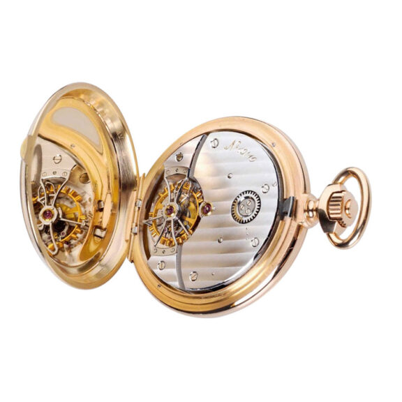 Swiss rose gold open faced lever watch Circa 1945 Swiss rose gold open faced lever watch Circa 1945