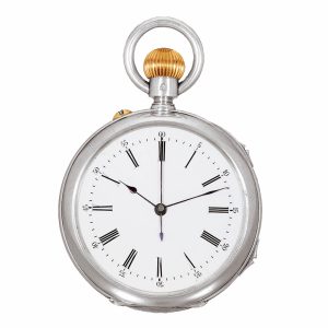 Swiss silver possibly unique pocket watch Circa 1900