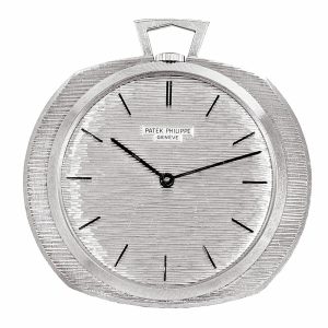Swiss 18 Carat white gold keyless dress watch Circa 1967
