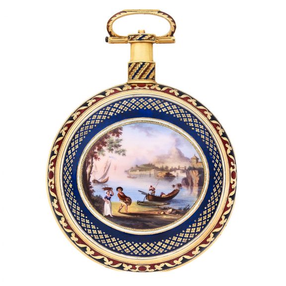 Fine English 18 carat gold watch for the Chinese market Circa 1820