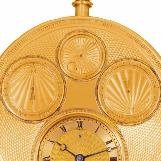 Rare French watch with manual perpetual calendar Circa 1805