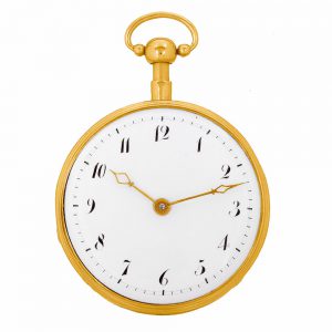 Swiss fine repeating watch with musical movement Circa 1820