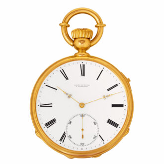 Fine Swiss gold watch with one minute tourbillion Circa 1865 Fine Swiss gold watch with one minute tourbillion Circa 1865Fine Swiss gold watch with one-minute tourbillion Circa 1865