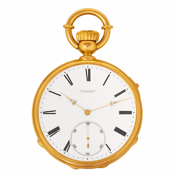 Fine Swiss gold watch with one minute tourbillion Circa 1865 Fine Swiss gold watch with one minute tourbillion Circa 1865Fine Swiss gold watch with one-minute tourbillion Circa 1865