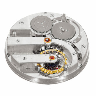 Fine Swiss gold watch with one-minute tourbillion Circa 1865 Fine Swiss gold watch with one-minute tourbillion Circa 1865