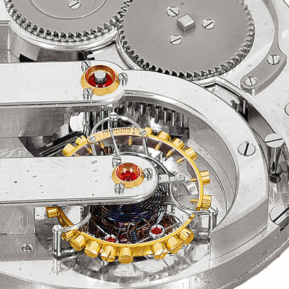 Fine Swiss gold watch with one-minute tourbillion Circa 1865 Fine Swiss gold watch with one-minute tourbillion Circa 1865