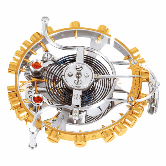 Fine Swiss gold watch with one-minute tourbillion Circa 1865 Fine Swiss gold watch with one-minute tourbillion Circa 1865