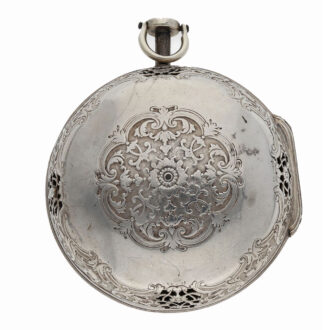 Interesting silver Oignon with striking mechanism, Le Mercier a Rouen, circa 1725