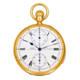 English 18k gold minute repeating chronograph watch Circa 1885
