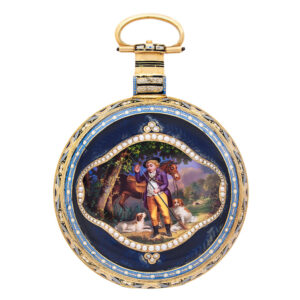 Fine English 18 carat gold watch for the Chinese market Circa 1820