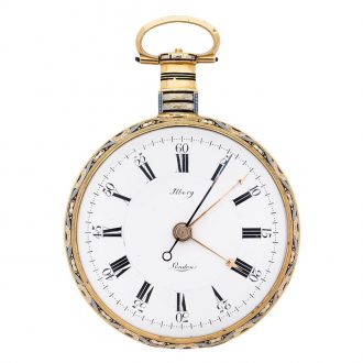 Fine English 18 carat gold watch for the Chinese market Circa 1820 Fine English 18 carat gold watch for the Chinese market Circa 1820