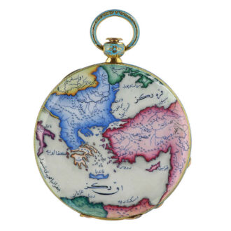 Swiss gold enamel pocket watch for Ottoman market Circa 1840