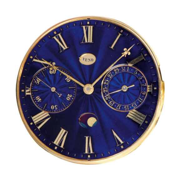 French pocket watch with day and date indication French pocket watch with day and date indication