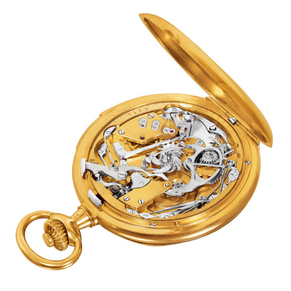 Swiss 18k gold carillon minute repeating watch Circa 1915 Swiss 18k gold carillon minute repeating watch Circa 1915