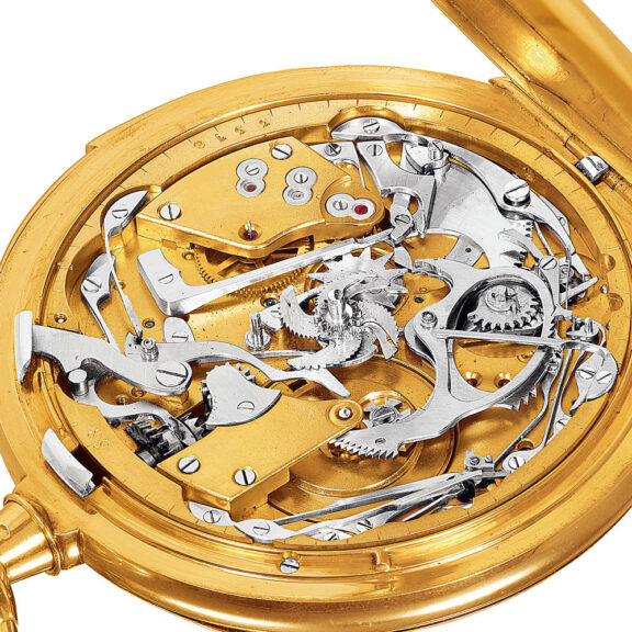Swiss 18k gold carillon minute repeating watch Circa 1915 Swiss 18k gold carillon minute repeating watch Circa 1915