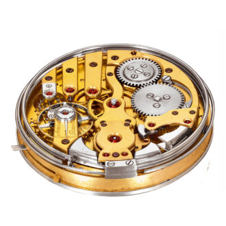 Swiss 18k gold carillon minute repeating watch Circa 1915