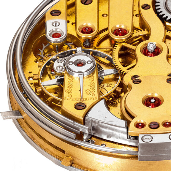 Swiss 18k gold carillon minute repeating watch Circa 1915 Swiss 18k gold carillon minute repeating watch Circa 1915