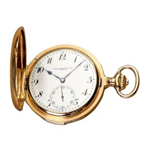 Swiss fine and rare minute repeating full hunter Circa 1885